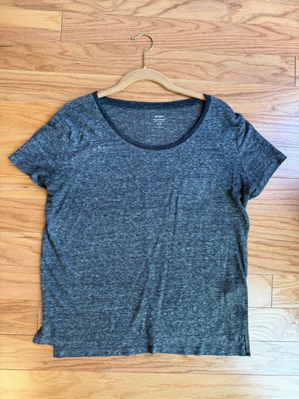 Grey boyfriend tshirt boxy fit from old navy